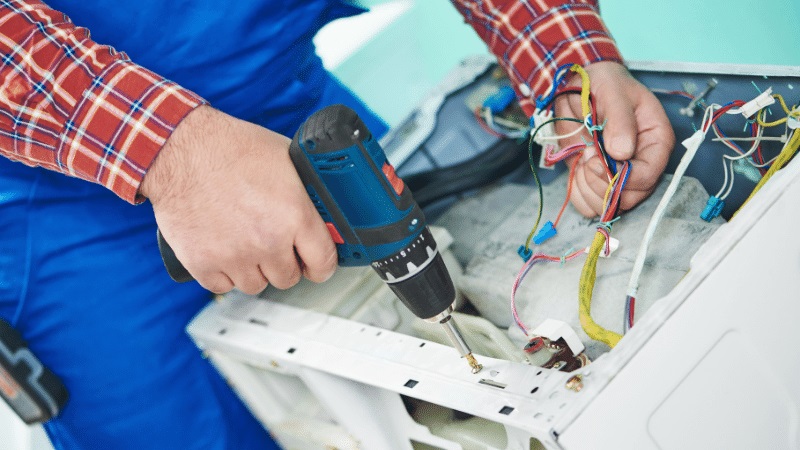Keçiören Daylux Daylux çamaşır makinesi kart tamiri – Su almama arızası orijinal parça ile giderildi. - Teknik servis örneği