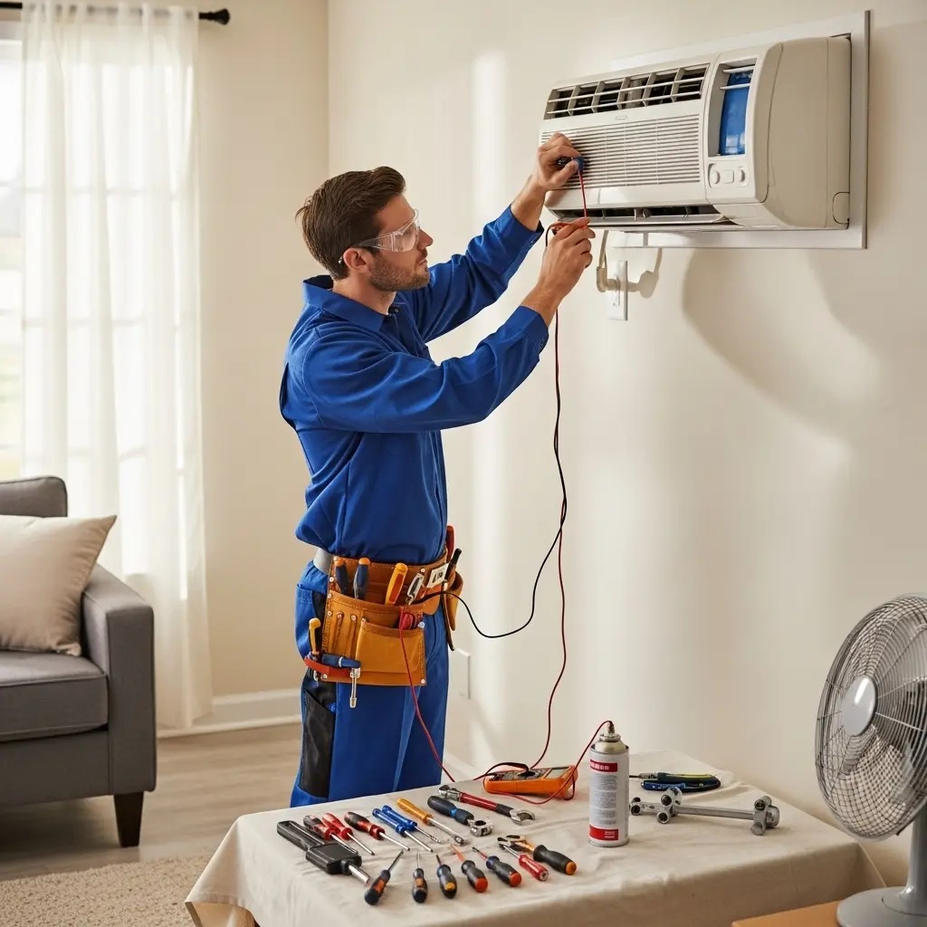 Keçiören Daylux Daylux klima gaz dolumu ve bakım – Enerji verimliliği artırıldı. - Teknik servis örneği